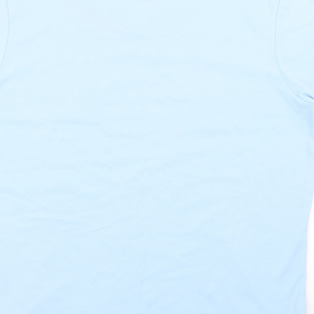 Womens UK Size M isabelle Blue Basic T-Shirt