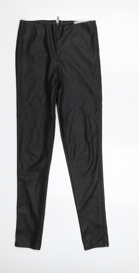 New Look Womens Black Jegging Trousers Size 8 L30 in
