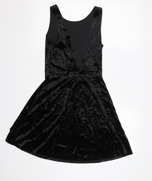 H&M Womens Black Fit & Flare Size S