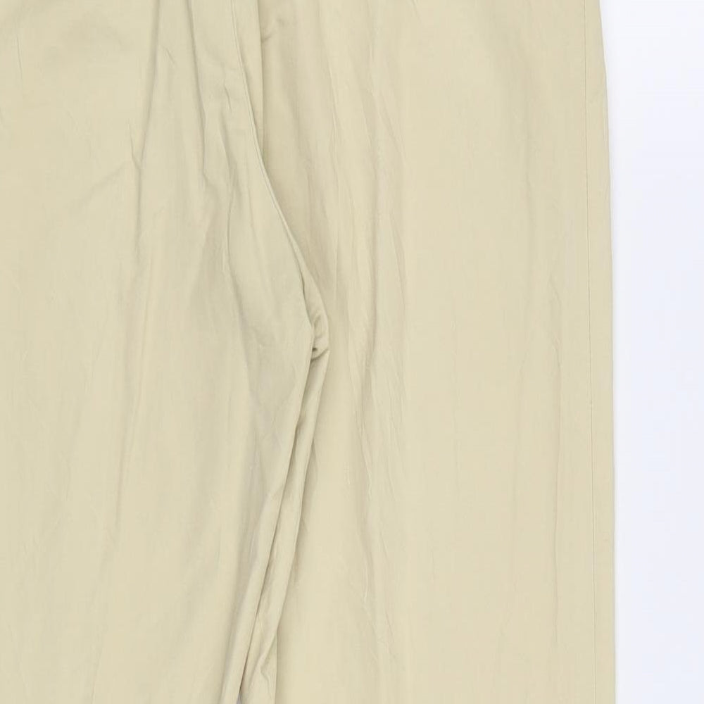 Bianca Womens Beige Trousers Size 12 L28 in