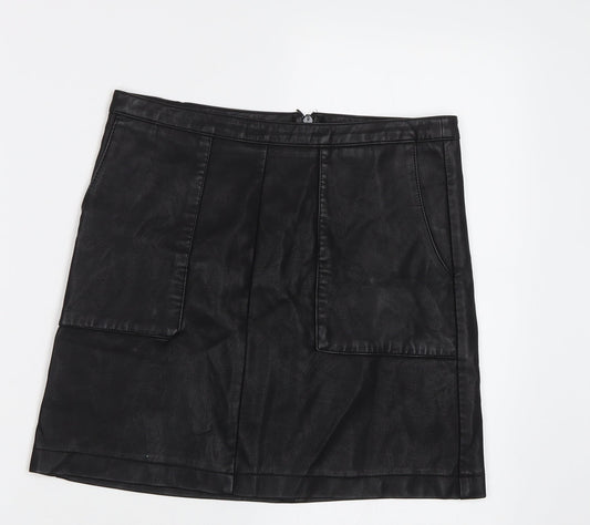 NEXT Womens Black Mini Skirt Size 8