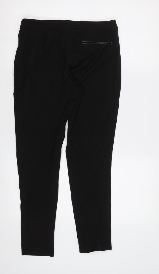 Oasis Womens Black Dress Pants Trousers Size 8 L27 in