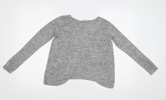 H&M Girls Grey Pullover Jumper Size 10-11 Years