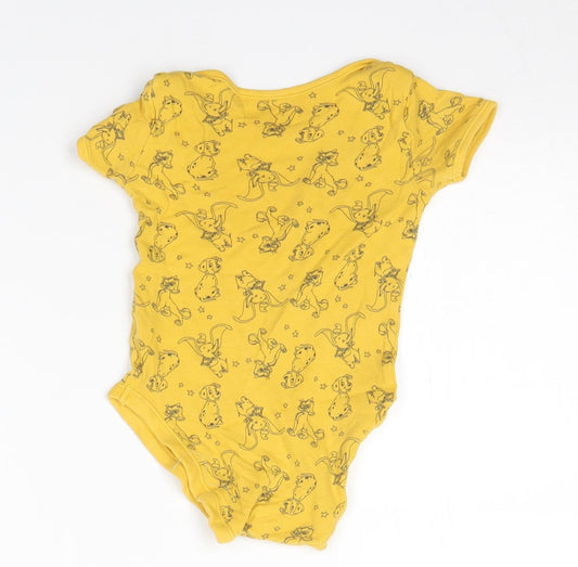 George Baby Yellow Babygrow One-Piece Size 18-24 Months