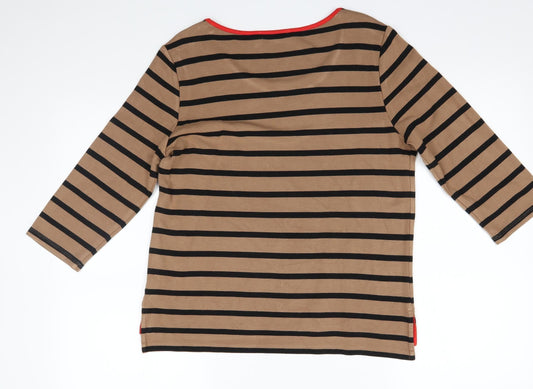 Womens UK Size 12 M&S Brown Pullover Jumper