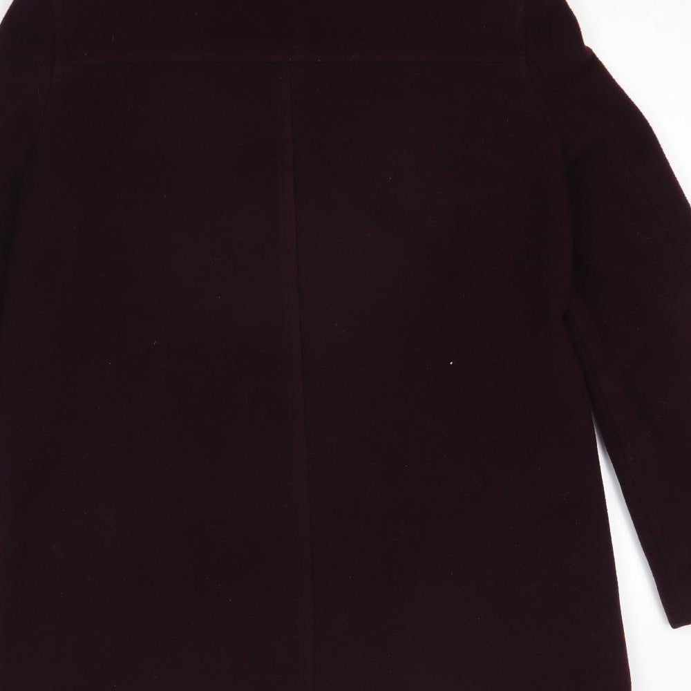Womens UK Size 12 EWM Red Overcoat