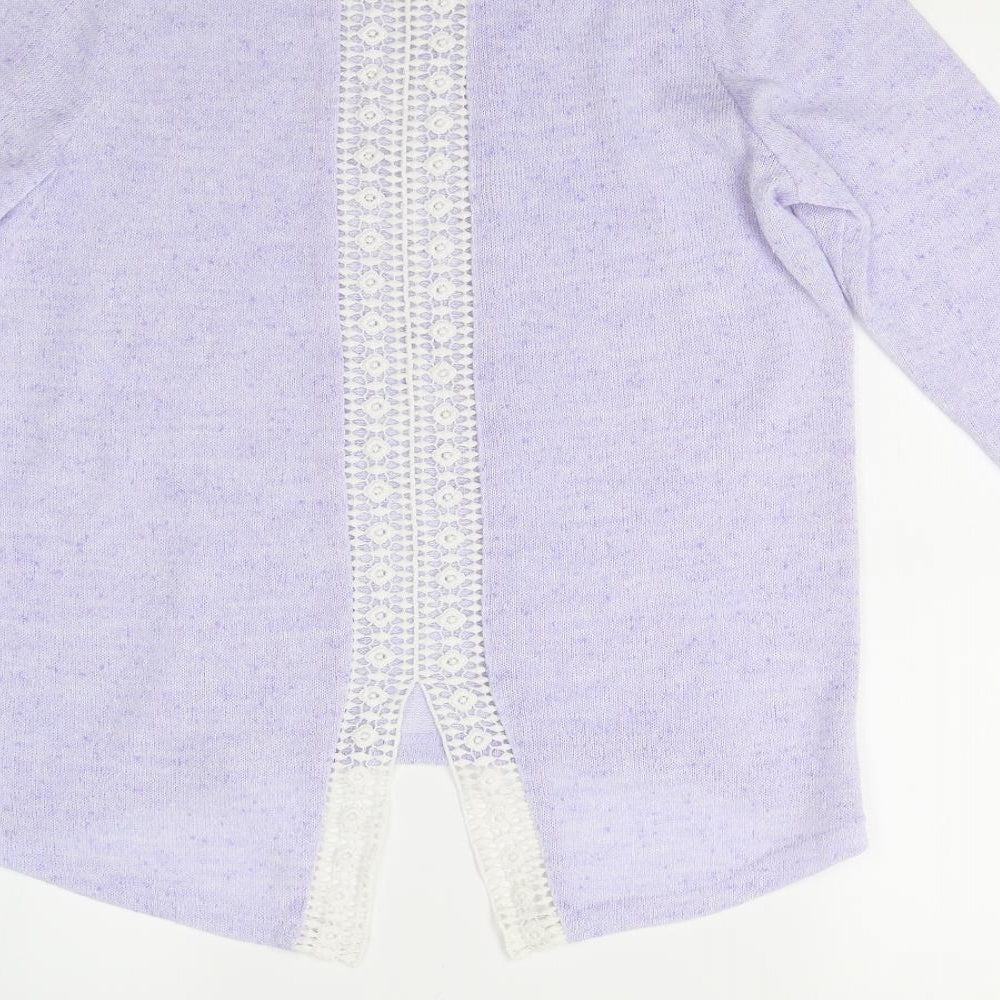 Womens UK Size 10 New Look Purple Pullover Jumper