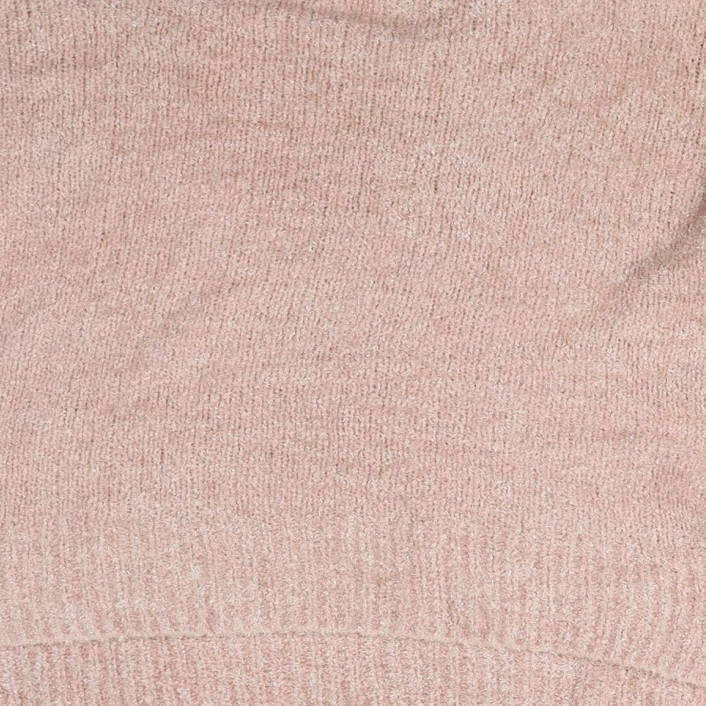George Womens Pink Knit Pullover Jumper Size 16