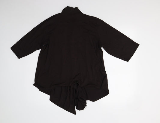Womens UK Size 18 M&Co Brown Basic Blouse