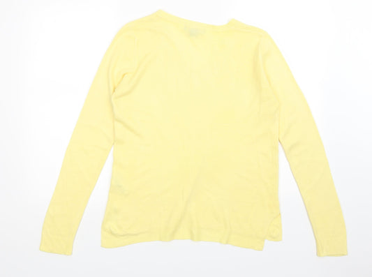 Primark Womens Yellow Pullover Jumper Size 8