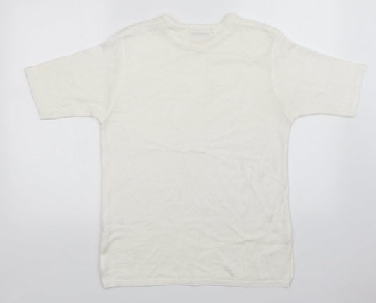 Womens UK Size Keeno White Pullover Jumper