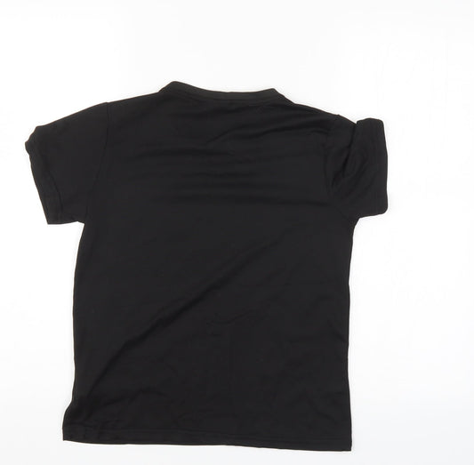 Tap Out Boys Black Basic T-Shirt Size 7-8 Years
