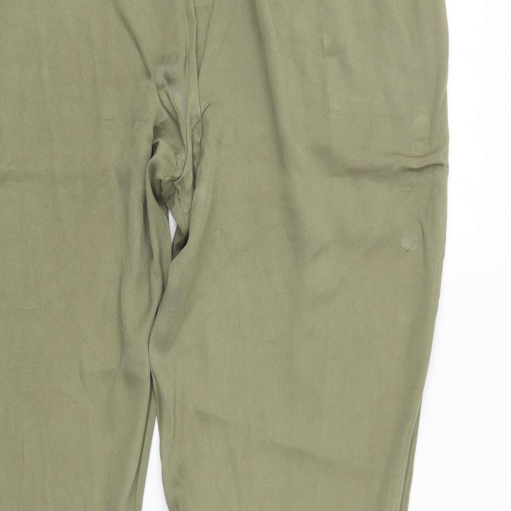 Womens UK Size 20 Papaya Regular Fit Green Trousers