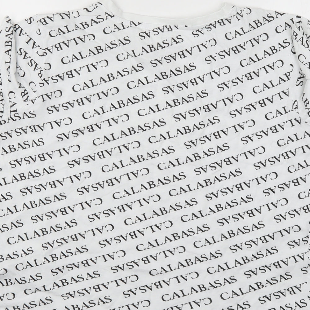 Primark Womens White Basic T-Shirt Size 14