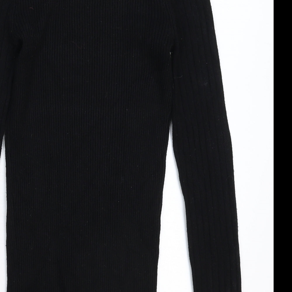 Womens UK Size 8 New Look Black Pullover Jumper
