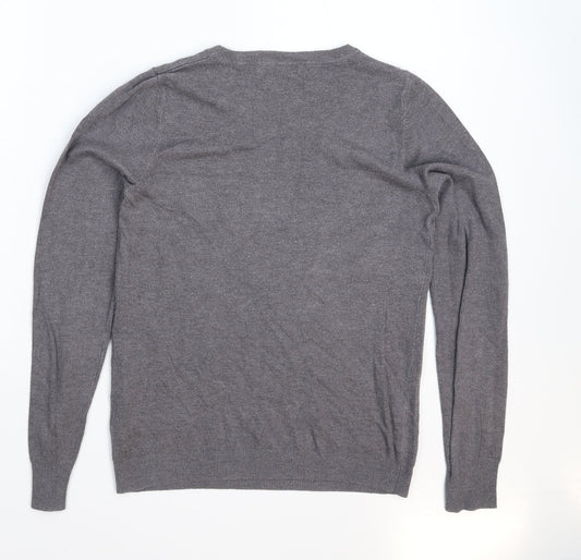 Womens UK Size 8 Marks and Spencer Grey Pullover Jumper