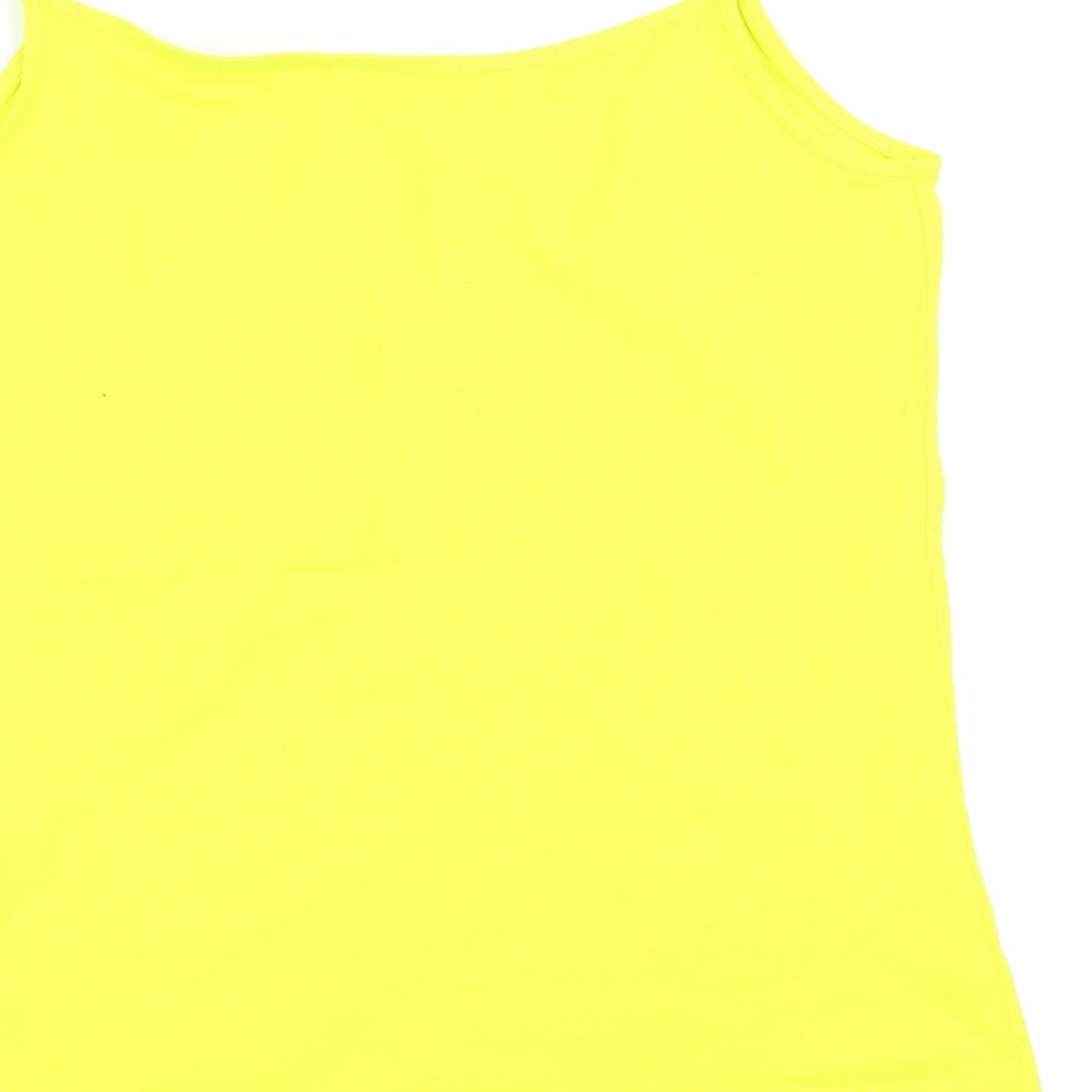 Asda George Womens Yellow Camisole Tank Size 12