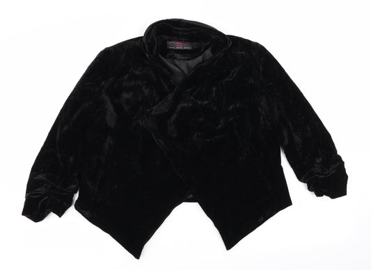 Womens UK Size 10 New Look Regular Black Blazer