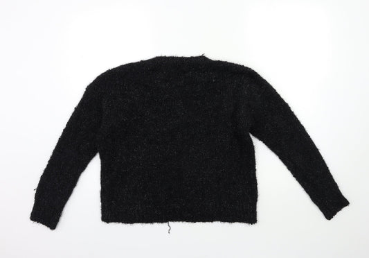 Womens UK Size 14 New Look Black Pullover Jumper