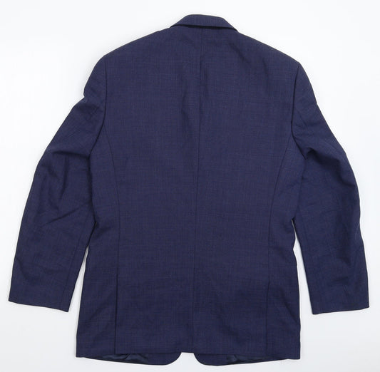 Koors & Son Mens Blue Jacket Suit Jacket Size 38