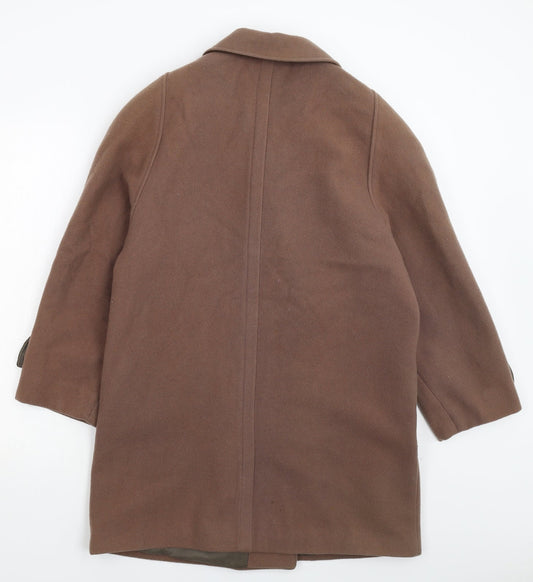 Klass Womens Grey Pea Coat Coat Size 12