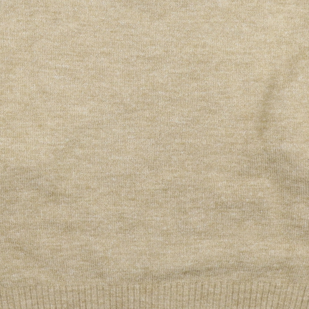 Womens UK Size XS H&M Beige Pullover Jumper