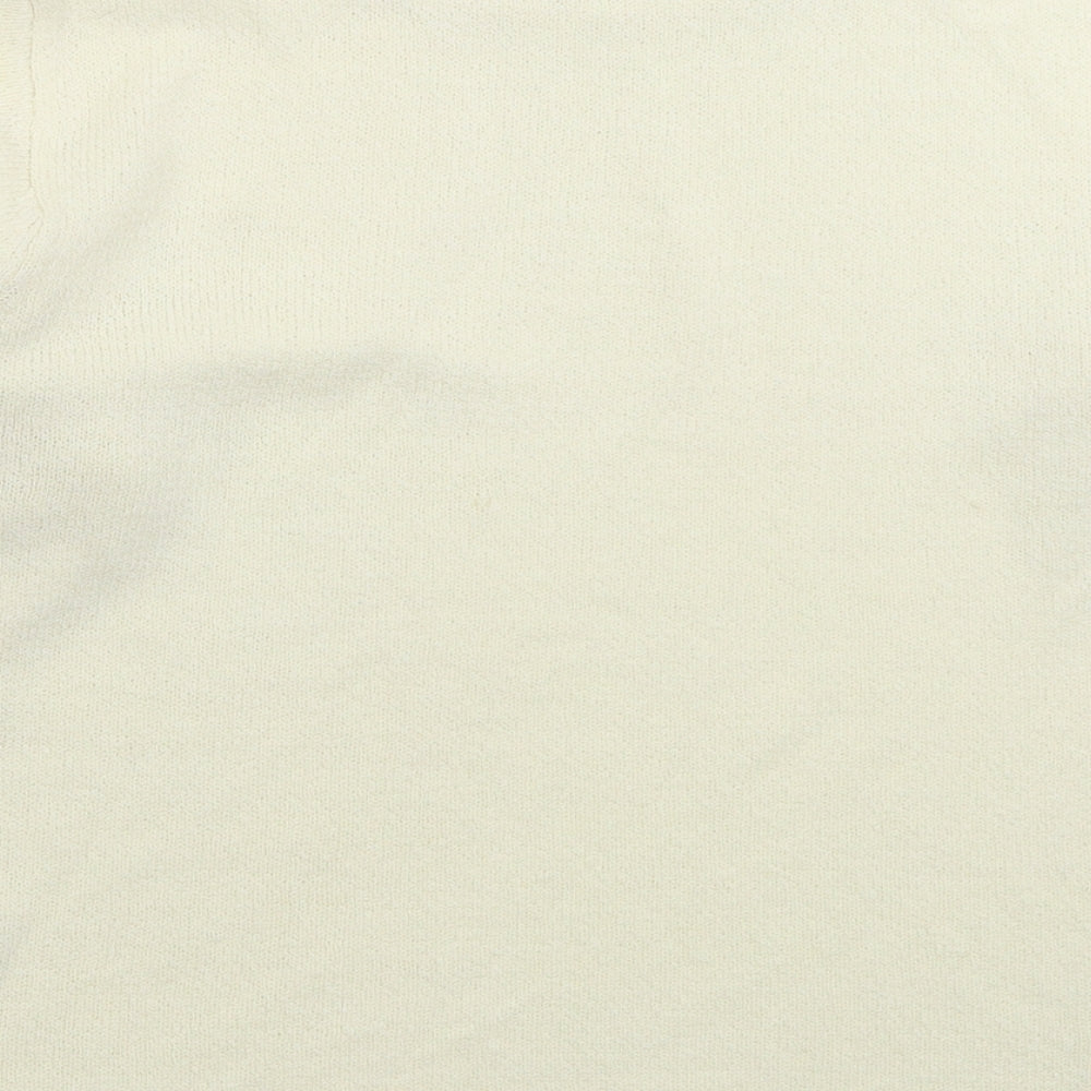 Womens UK Size L Collection White Pullover Jumper