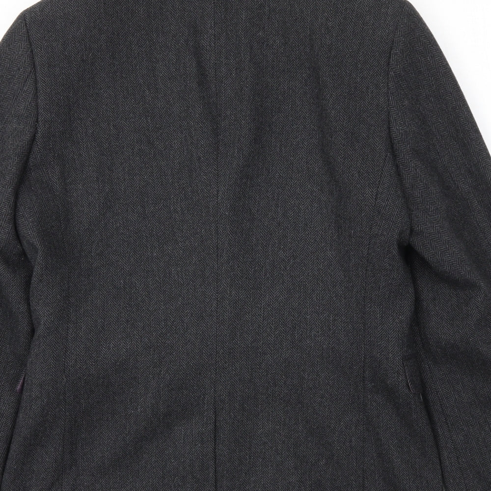 Mens UK Size S Cedar Wood State Regular Grey Suit Jacket