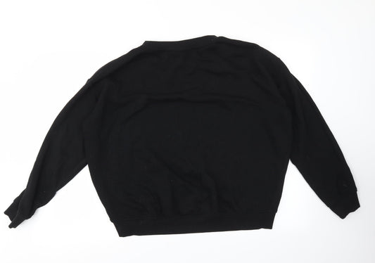 H&M Womens Black Pullover Jumper Size M
