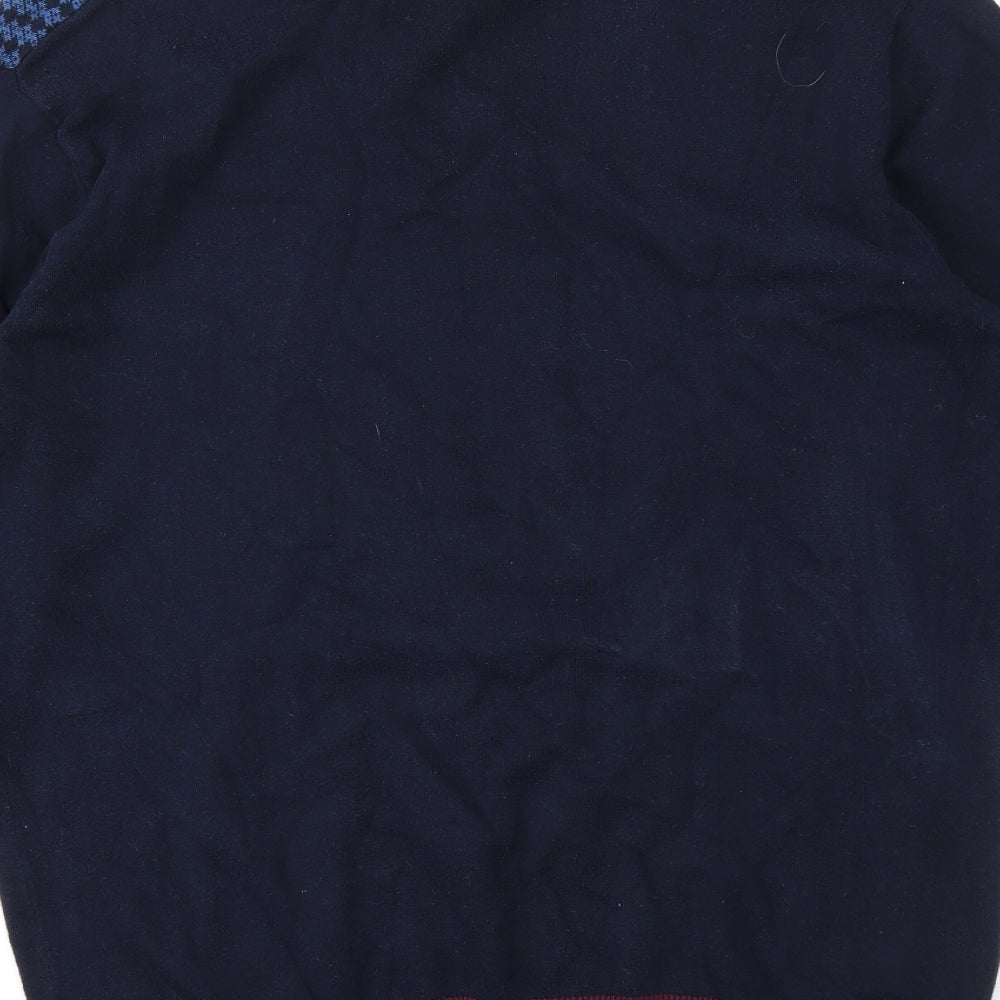 Mens UK Size M Matalan Blue Pullover Sweatshirt