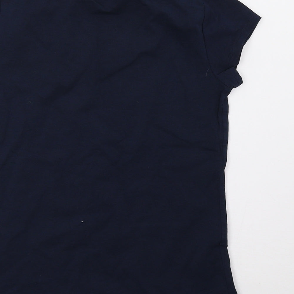 H&M Boys Blue Basic T-Shirt Size 8 Years