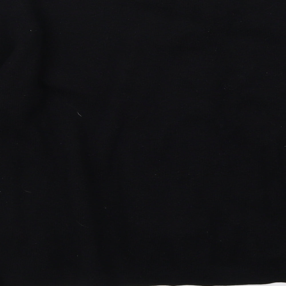 H&M Womens Black Knit Pullover Sweatshirt Size S