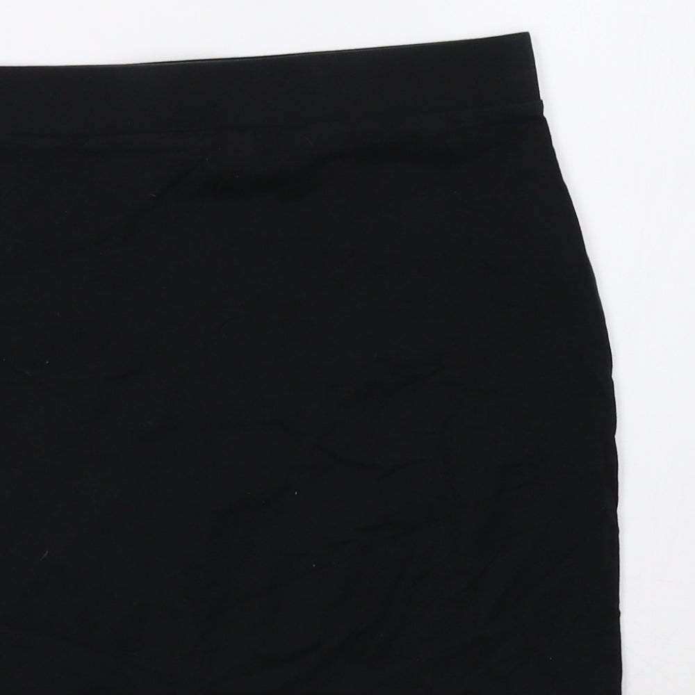 H&M Womens Black A-Line Skirt Size S