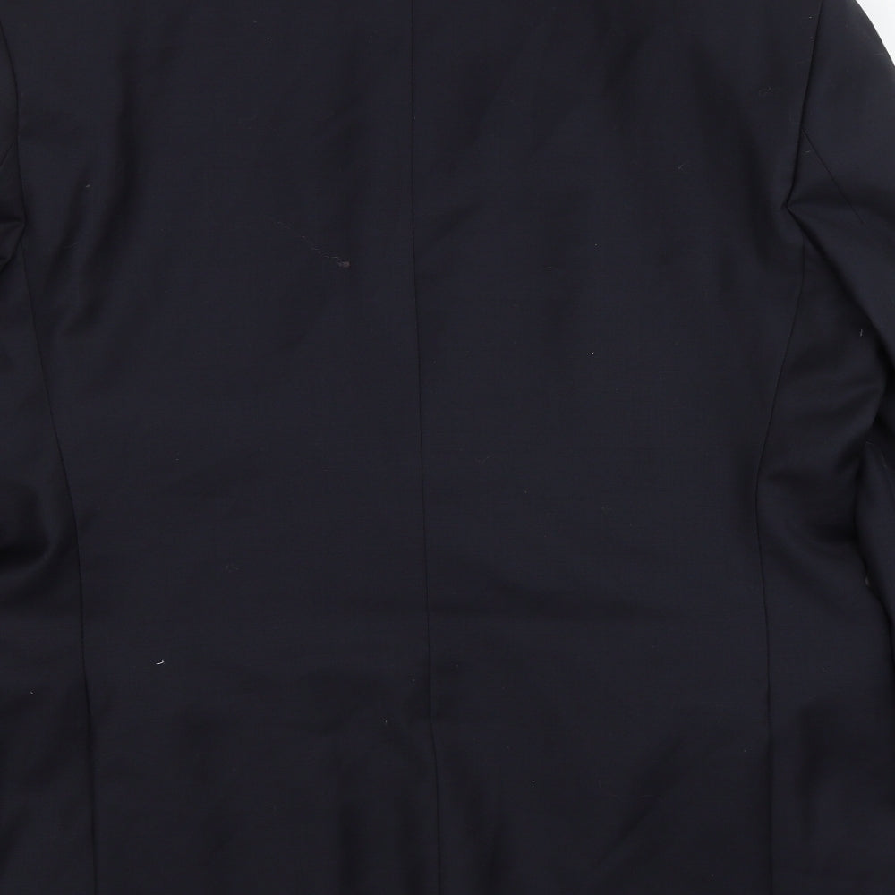 Mens UK Size 42 Stvdio Regular Blue Suit Jacket