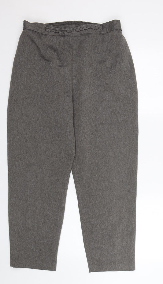 Womens UK Size M Berkertex Regular Fit Brown Trousers