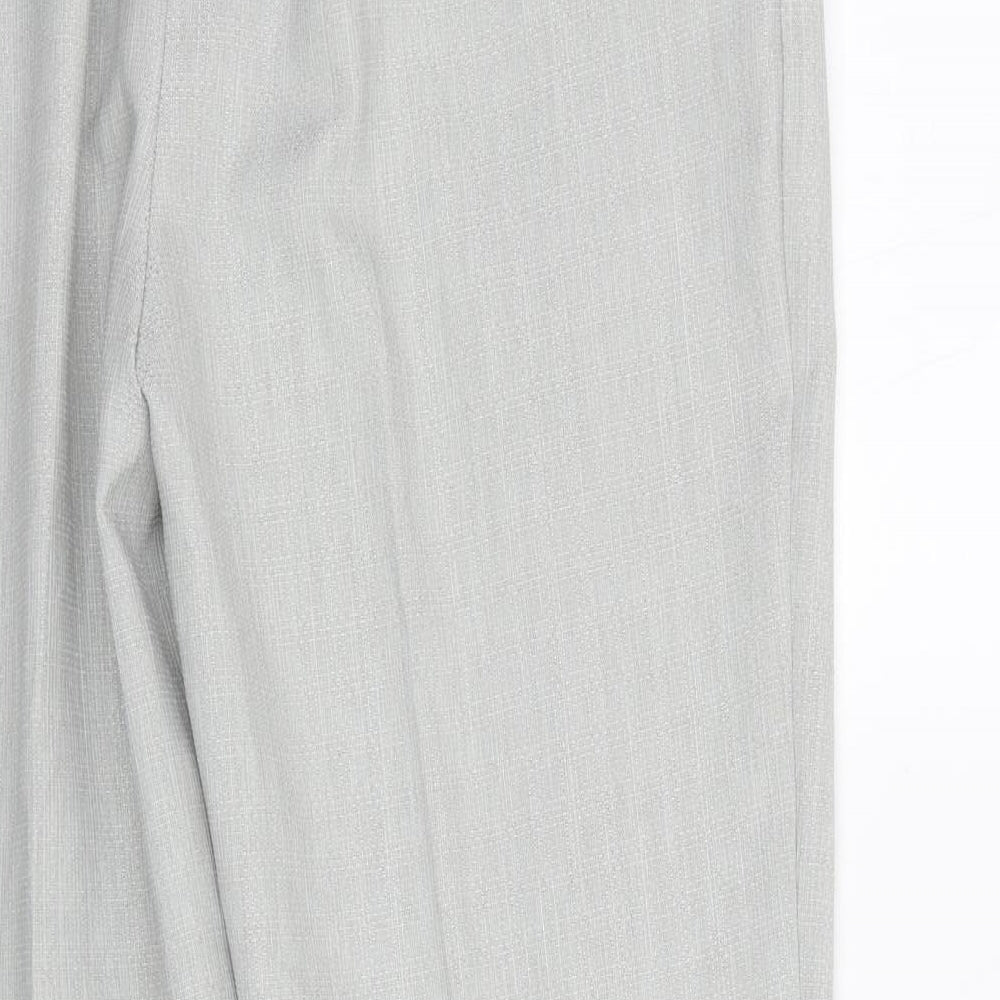 Womens UK Size 14 Papaya Regular Fit Grey Trousers