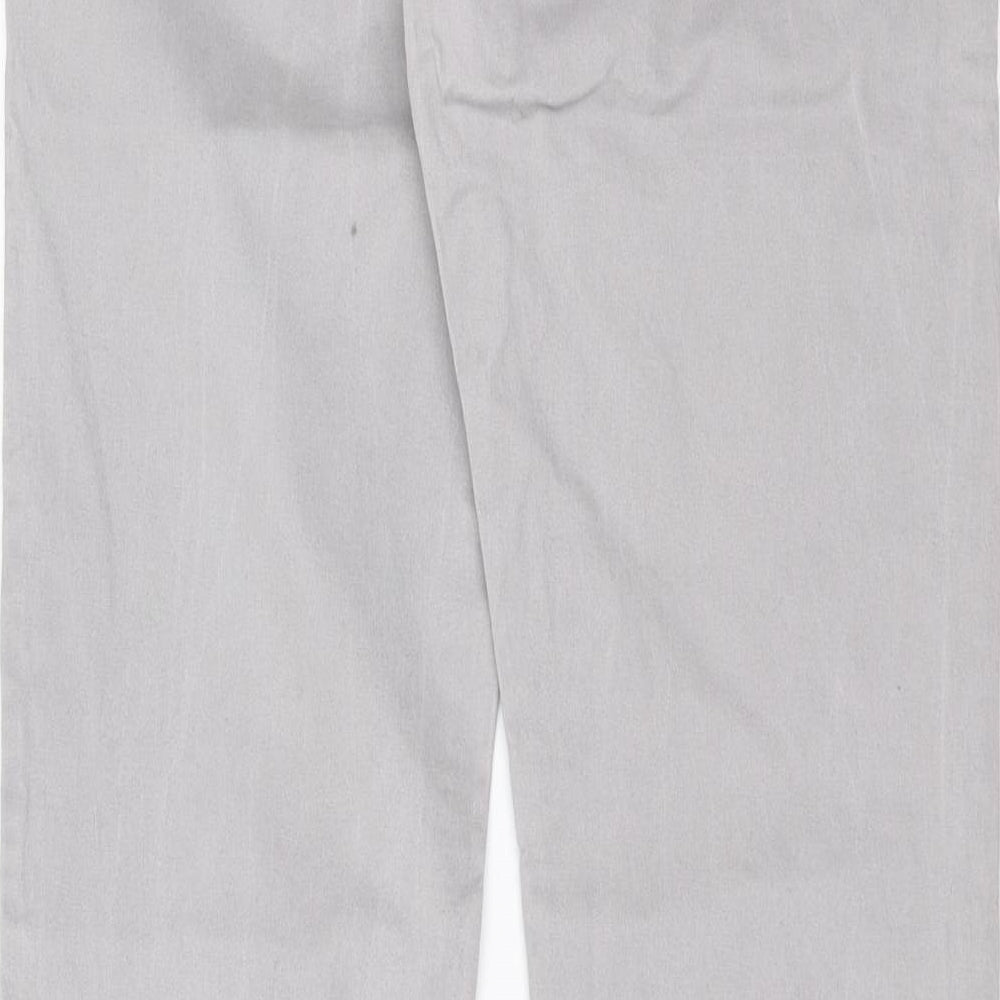 Livergy Mens Grey Chino Trousers Size 30 in L33 in