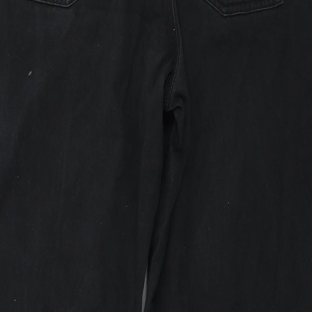 M&Co Womens Black   Straight Jeans Size 40 in L31 in