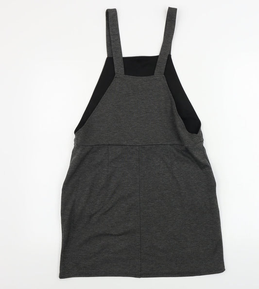 New Look Womens Grey A-Line Size 8
