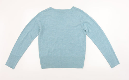 George Womens Green Pullover Jumper Size 14
