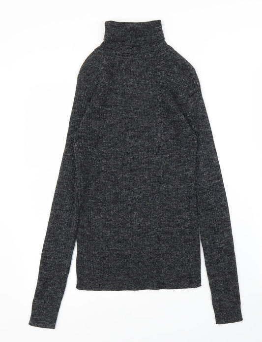Womens UK Size S Brave Soul Grey Pullover Jumper