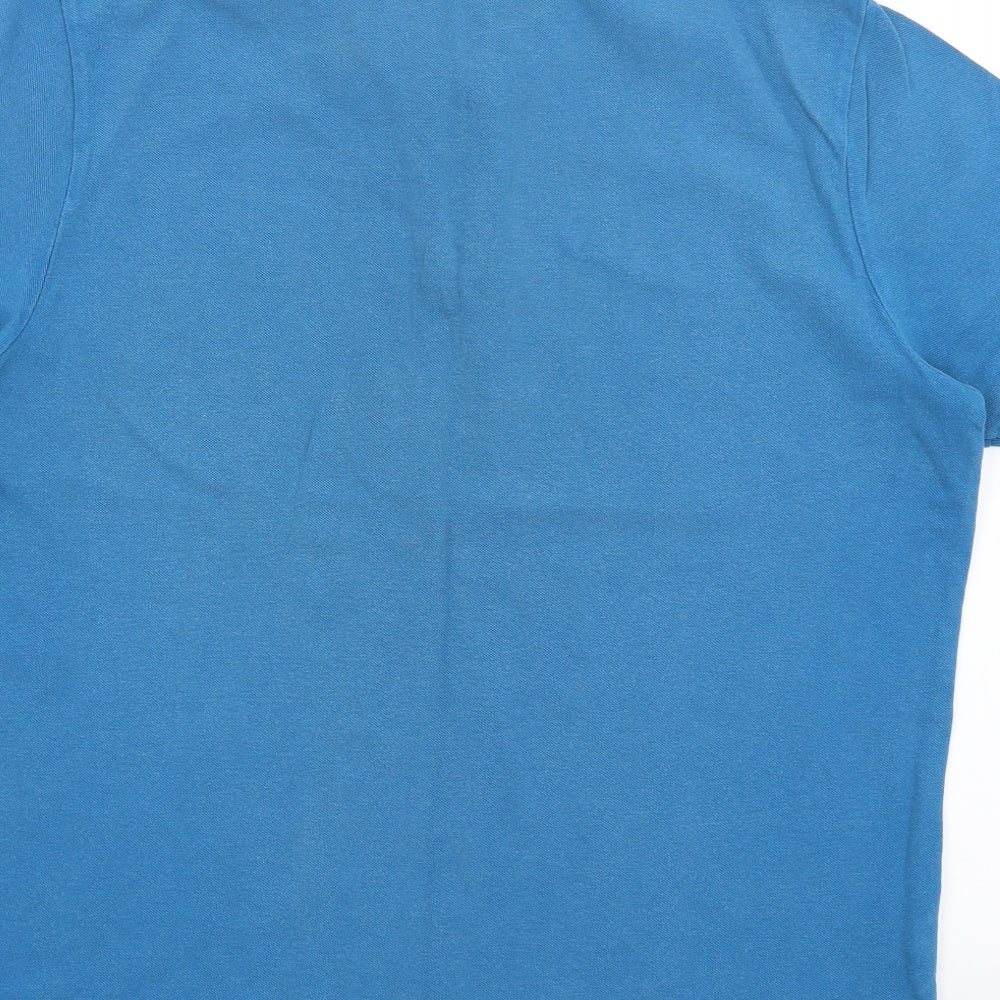 Eddie Bauer Mens Blue Polo Size M