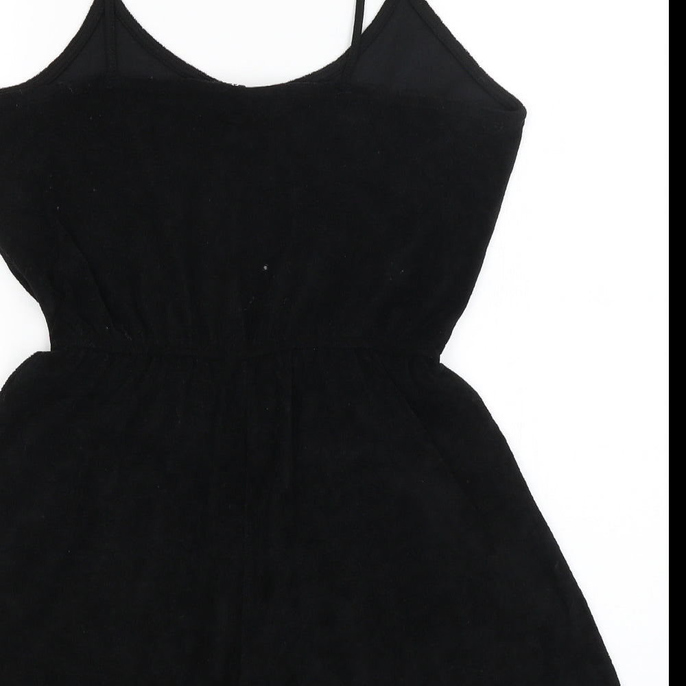 Divided Womens Black Playsuit One-Piece Size S