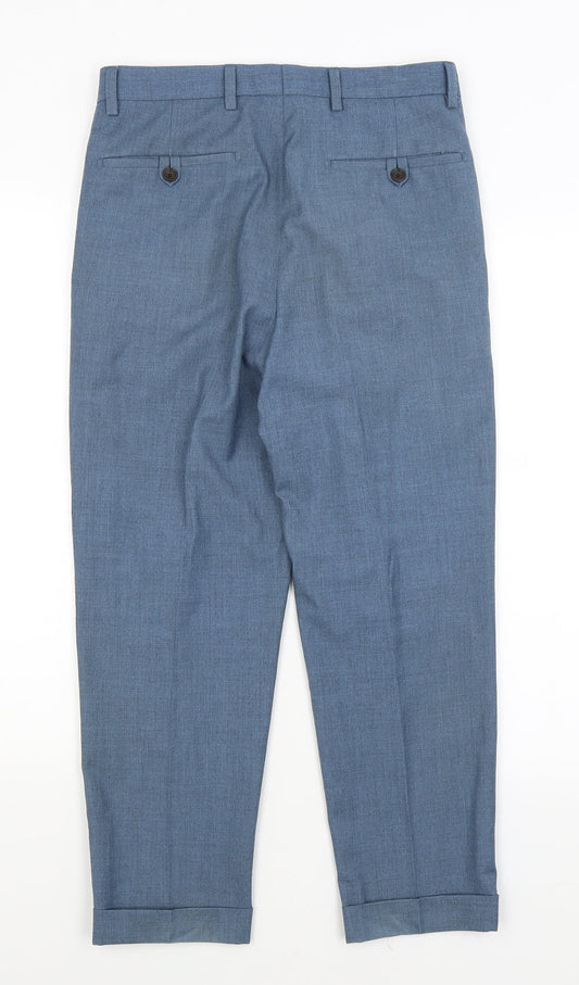 NEXT Mens Blue Trousers Size 28 in L24 in