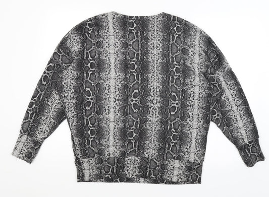 Womens UK Size 14 Dorothy Perkins Grey Pullover Jumper