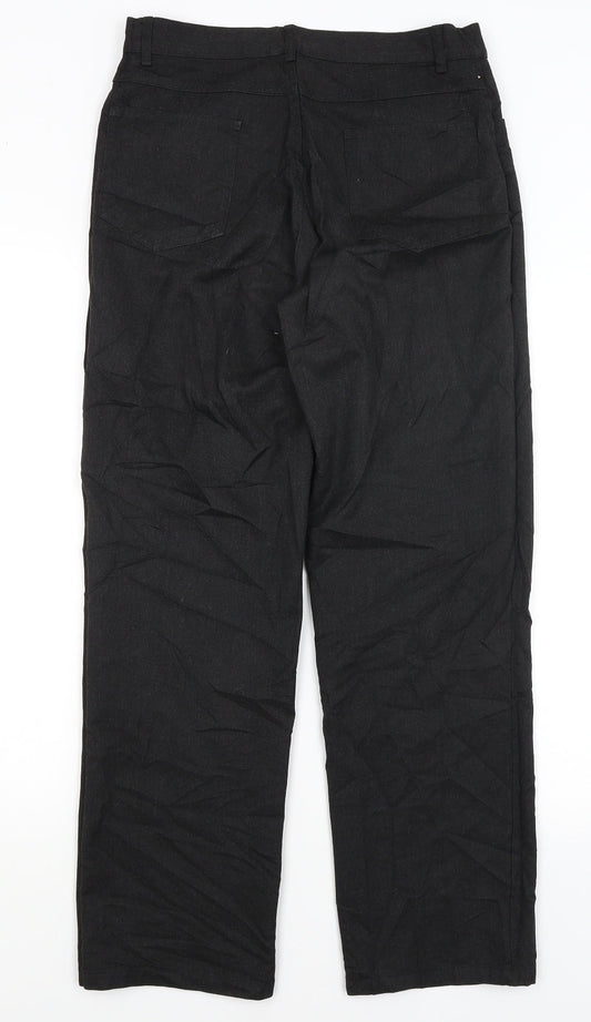 Preworn Mens Black Dress Pants Trousers Size 32 in L29 in