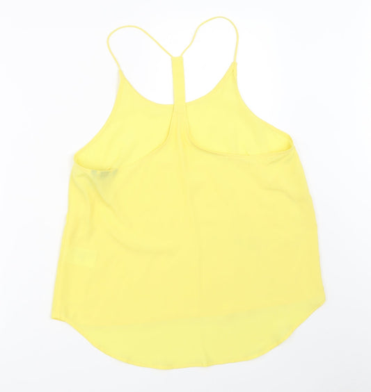 Womens UK Size 38 H&M Yellow Camisole Blouse