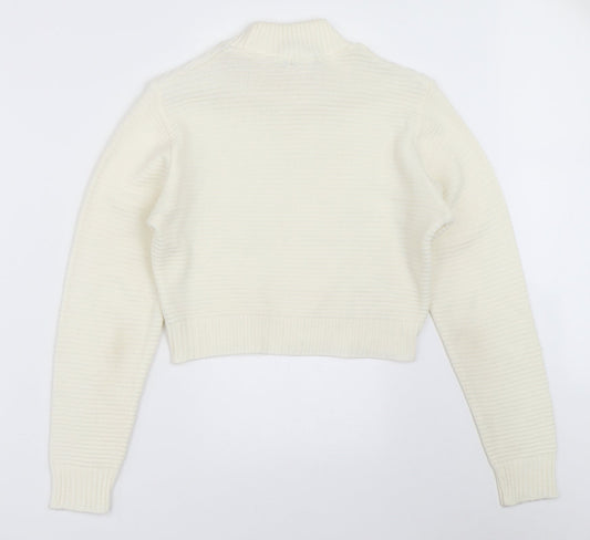 Womens UK Size 12 PRETTYLITTLETHING Ivory Pullover Jumper