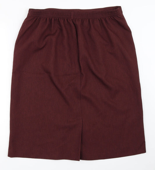 Berkertex Womens Red   Straight & Pencil Skirt Size 36 in