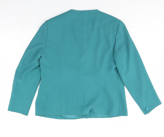 Autonomy Womens Green Jacket Size 18 - Shoulder Pads